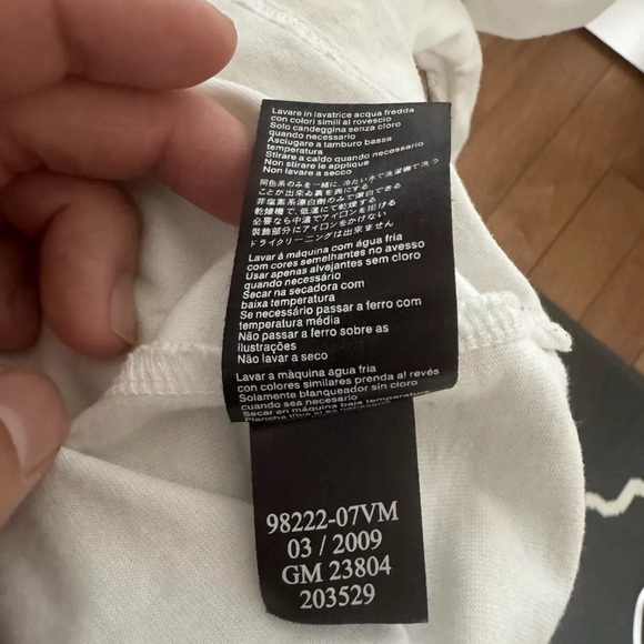 Harley Davidson White long sleeve shirt size medium - Picture 6 of 6